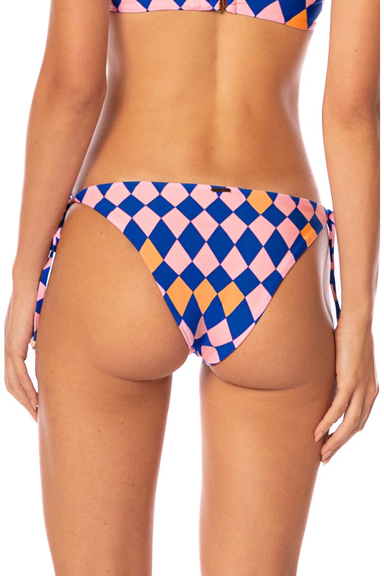 Like a Diamond Sunning Reversible Bikini Bottoms, Alternate, color, PINK OVERFLOW
