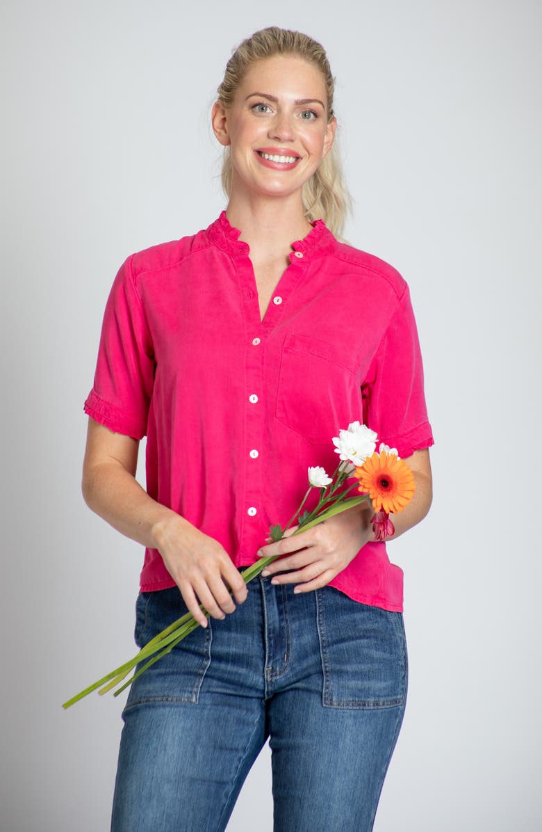 APNY Short Sleeve Button-Up Shirt, Alternate, color, 