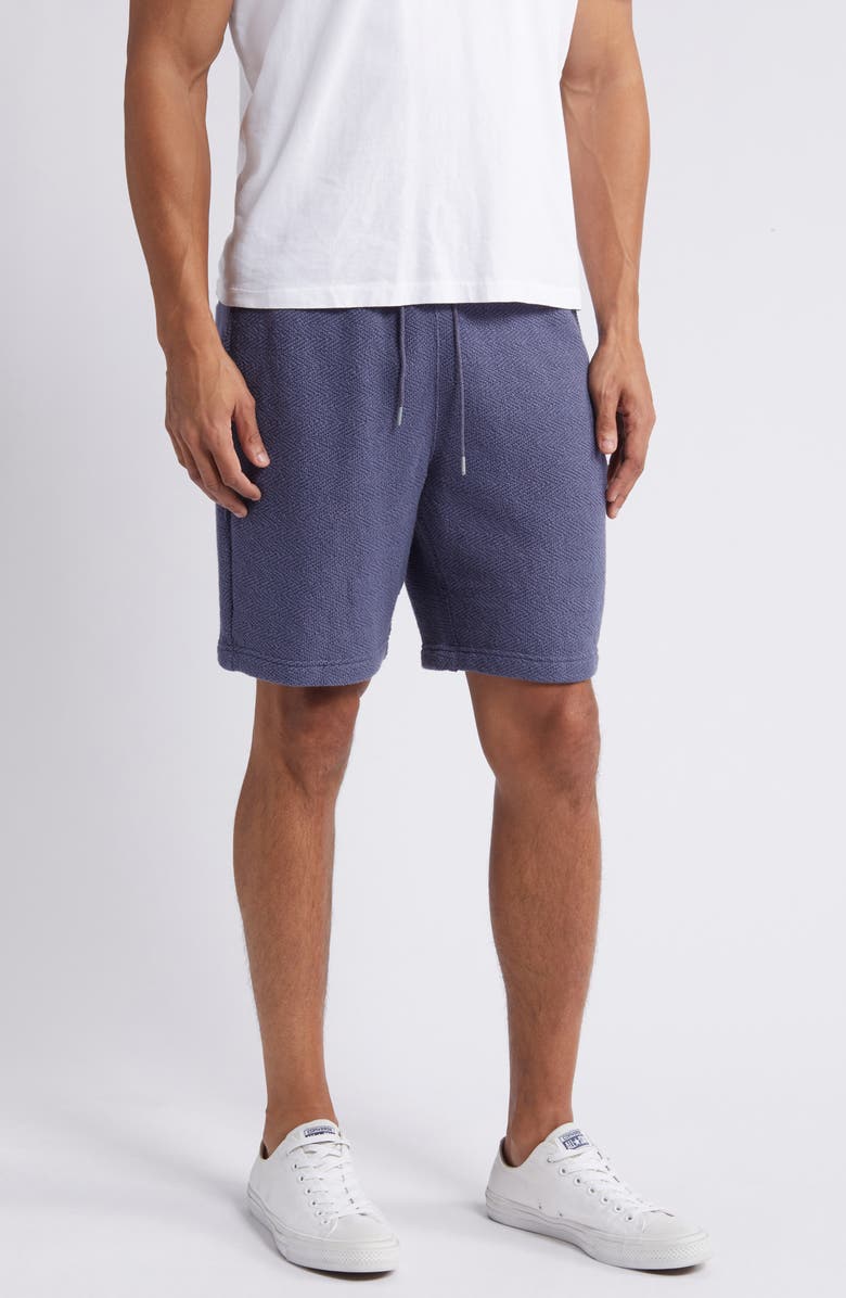 Faherty Whitewater Sweat Shorts, Main, color, Dusk