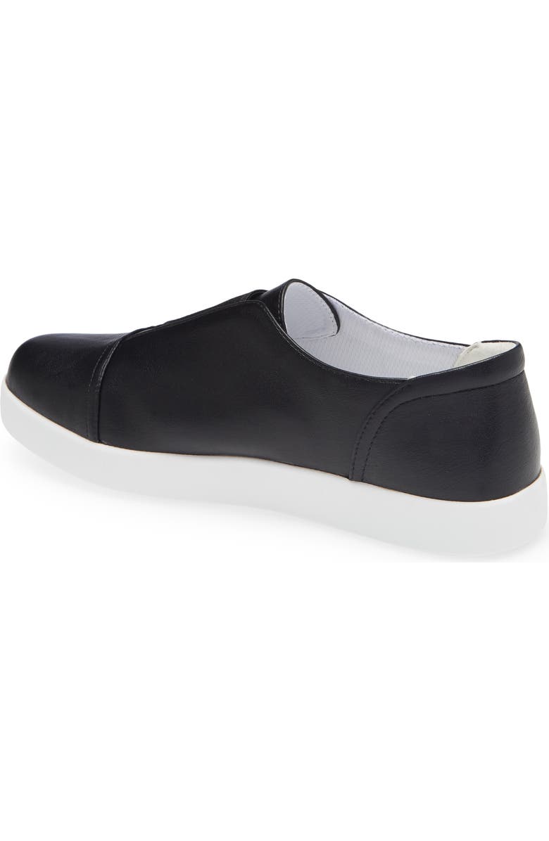 Alegria by PG Lite Posy Slip-On Sneaker, Alternate, color, Black Leather
