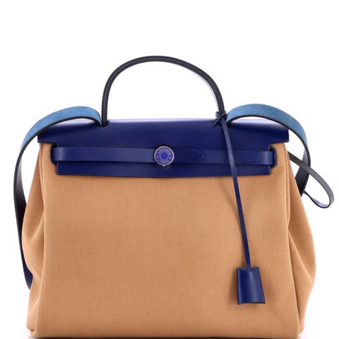 Herbag Zip Leather and Toile 31