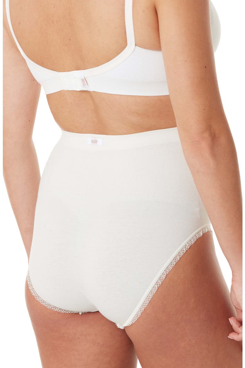 High Waist Maternity Briefs, Alternate, color, NATURAL