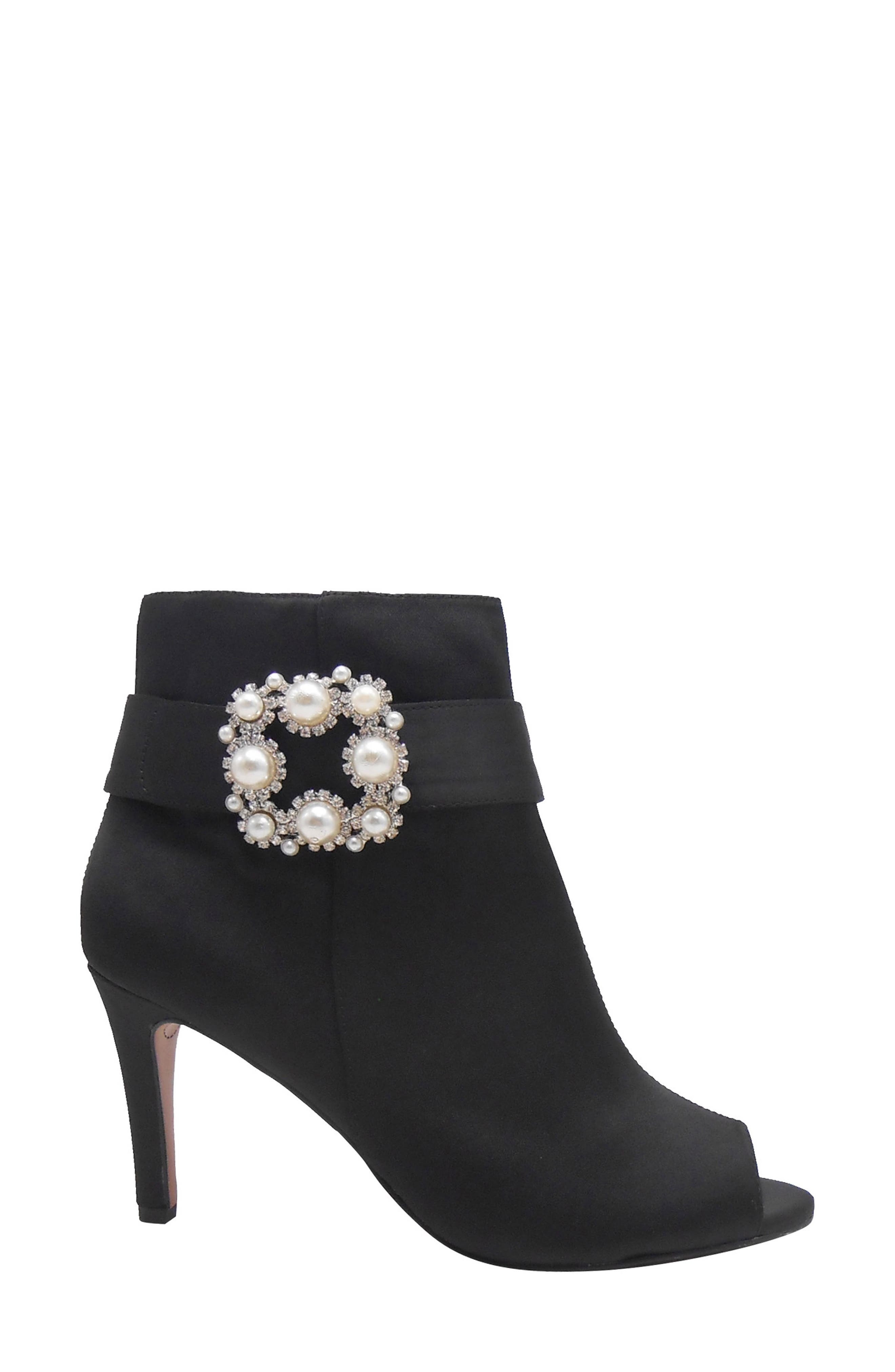 J. Reneé Pranati Embellished Open Toe Bootie, Alternate, color, 