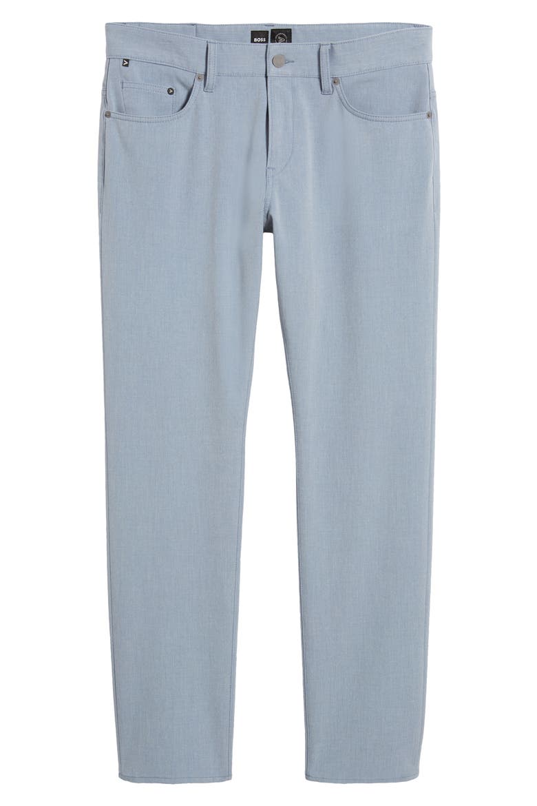 Delaware Slim Fit Five Pocket Pants, Alternate, color, LIGHT BLUE