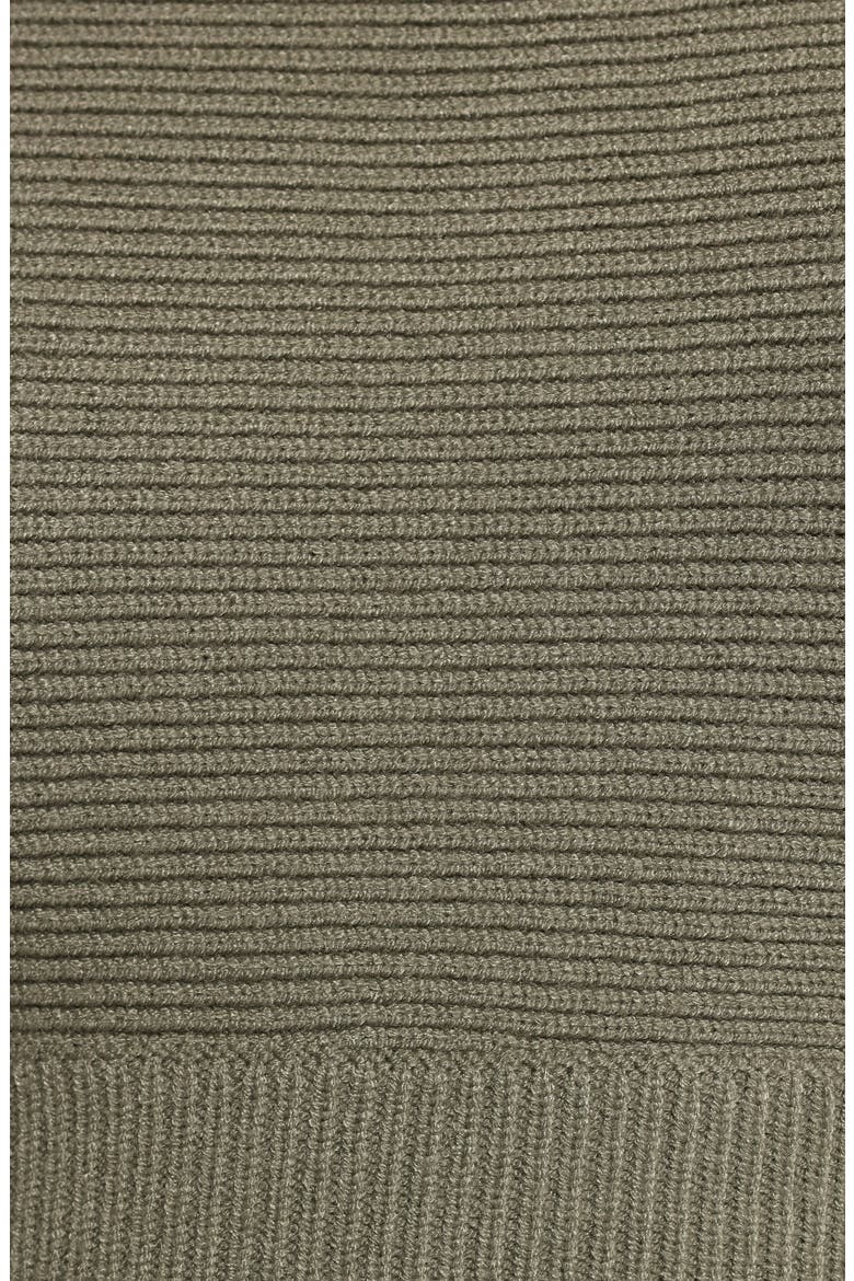 Serena Long Sleeve Crop Sweater & Skirt Set, Alternate, color, OLIVE