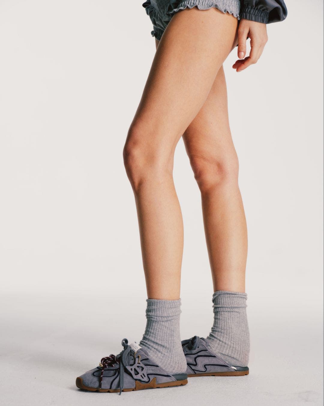 Naked Wolfe Admire Off White Suede, Alternate, color, Grey