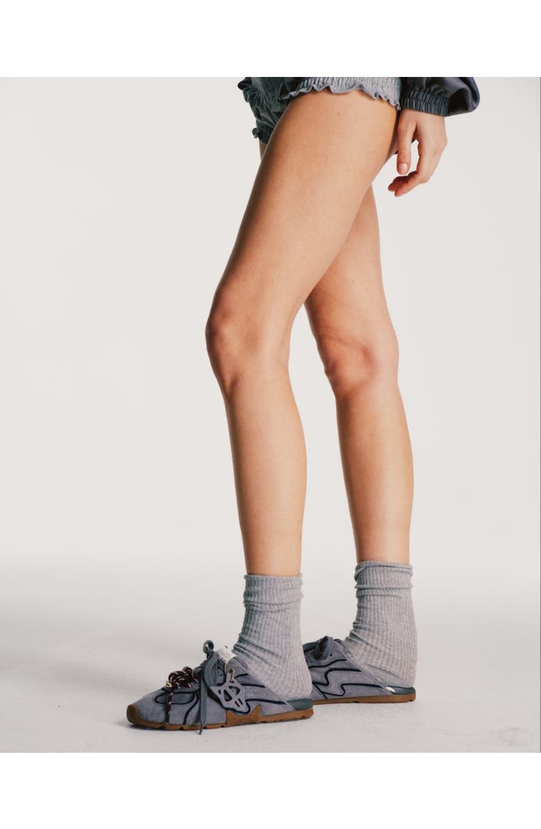 Naked Wolfe Admire Off White Suede, Alternate, color, Grey
