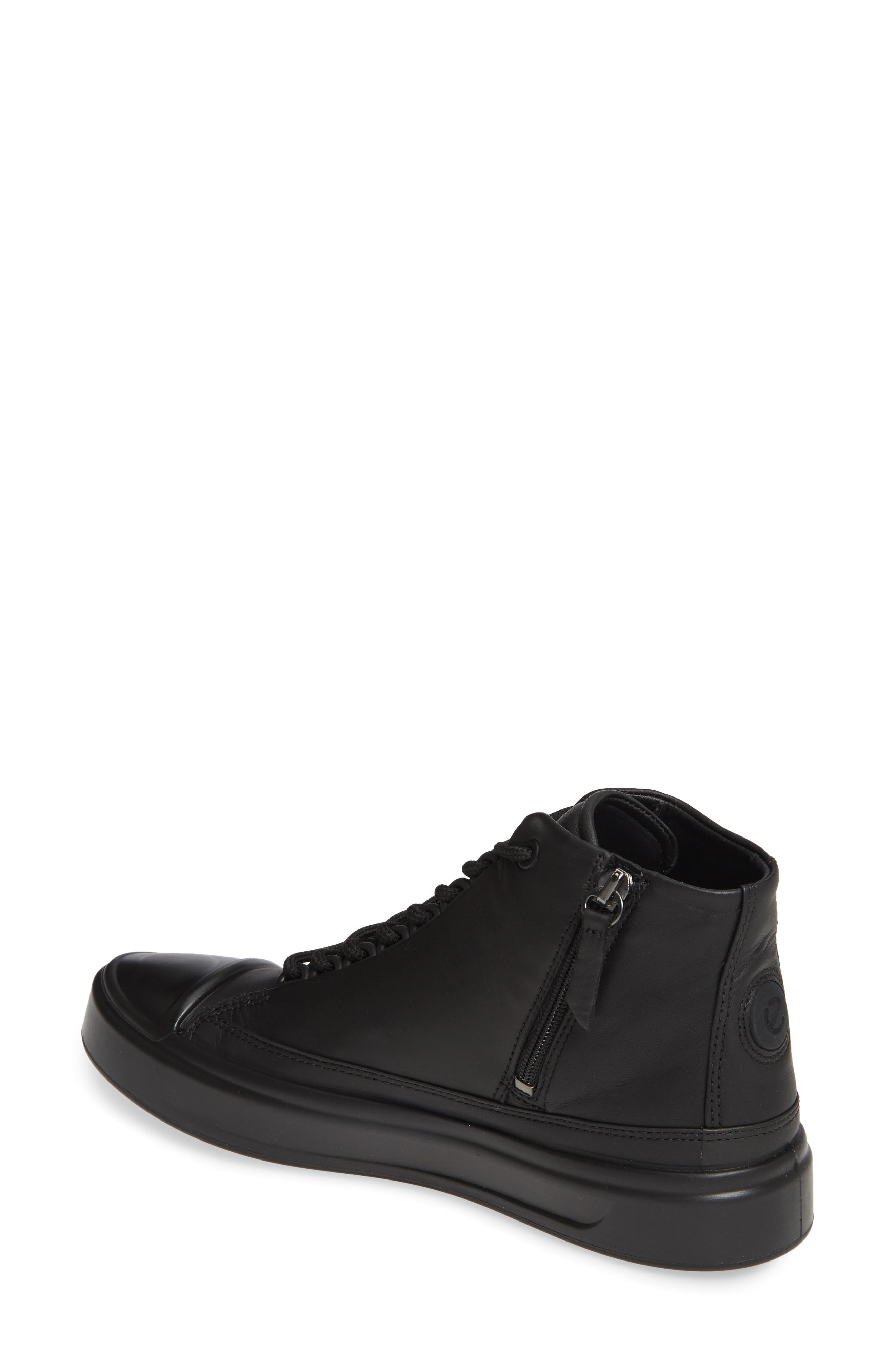 ECCO Flexure Cap Toe High Top Sneaker, Alternate, color, 