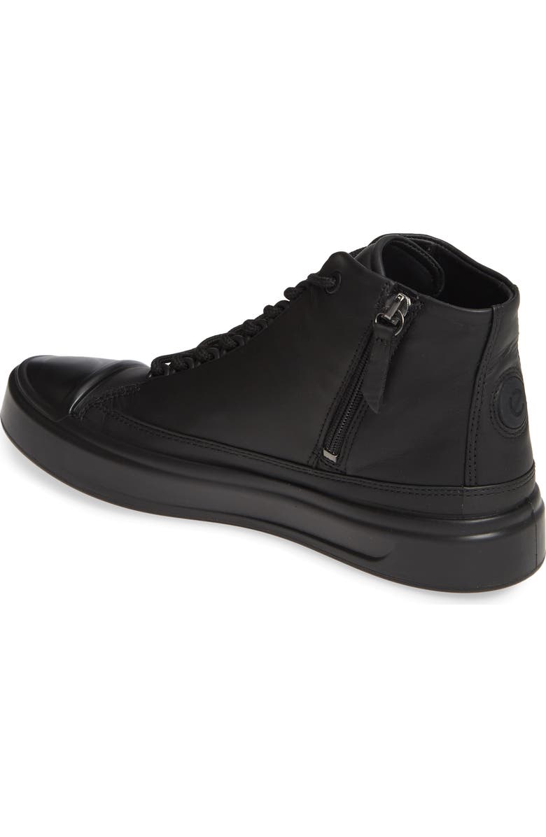 ECCO Flexure Cap Toe High Top Sneaker, Alternate, color,