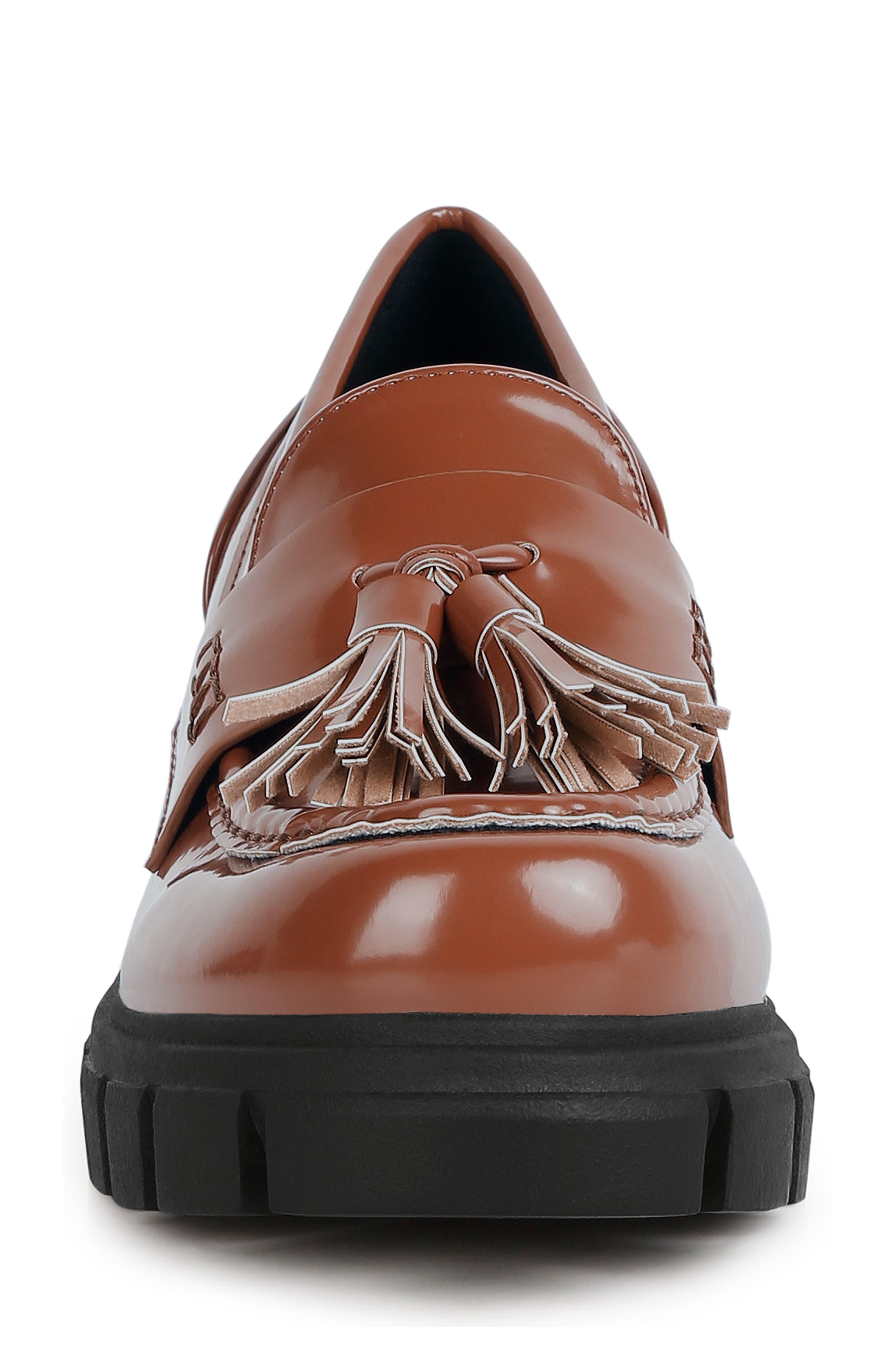 Jonah Tassel Loafer Pump, Alternate, color, TAN