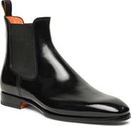 Santoni Archer Leather Chelsea Boot