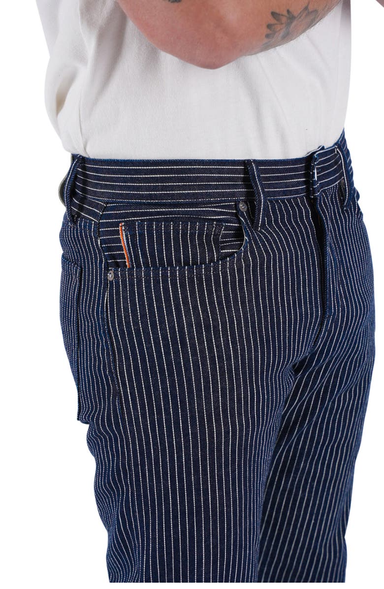 HIROSHI KATO The Hammer Straight Leg 14-Ounce Stretch Selvedge Jeans, Alternate, color, Rinse