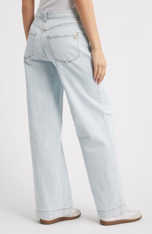 Wit & Wisdom Sam 'ab'solution High Waist Wide Leg Jeans In Blue