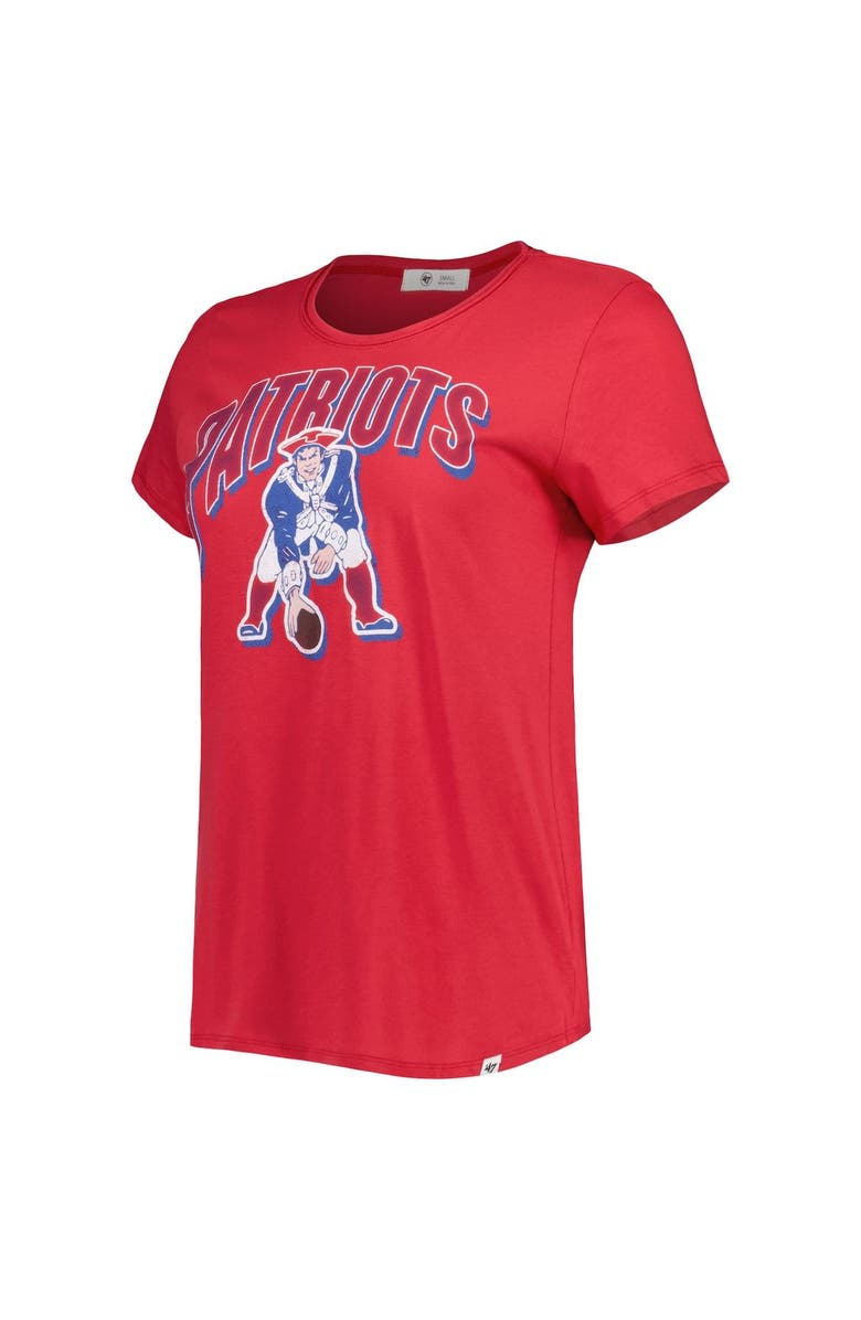 '47 Women's '47 Red New England Patriots Treasure Frankie T-Shirt, Alternate, color, 