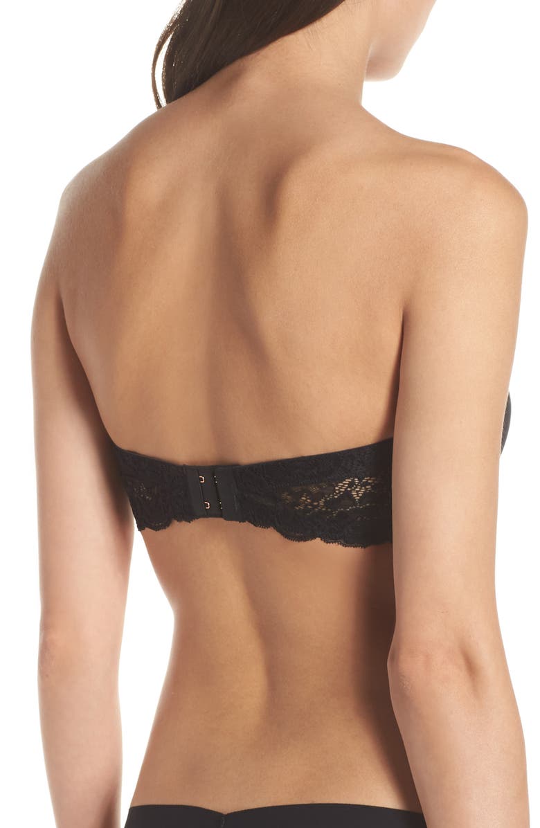 Skarlett Blue Goddess Multi-Way Strapless Bra, Alternate, color, Black
