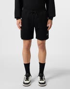 PLEIN SPORT Jogging Shorts Chrome Scratch Men