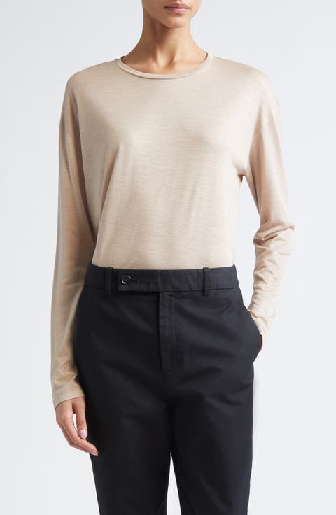 Myrtle Long Sleeve Modal & Cashmere T-Shirt