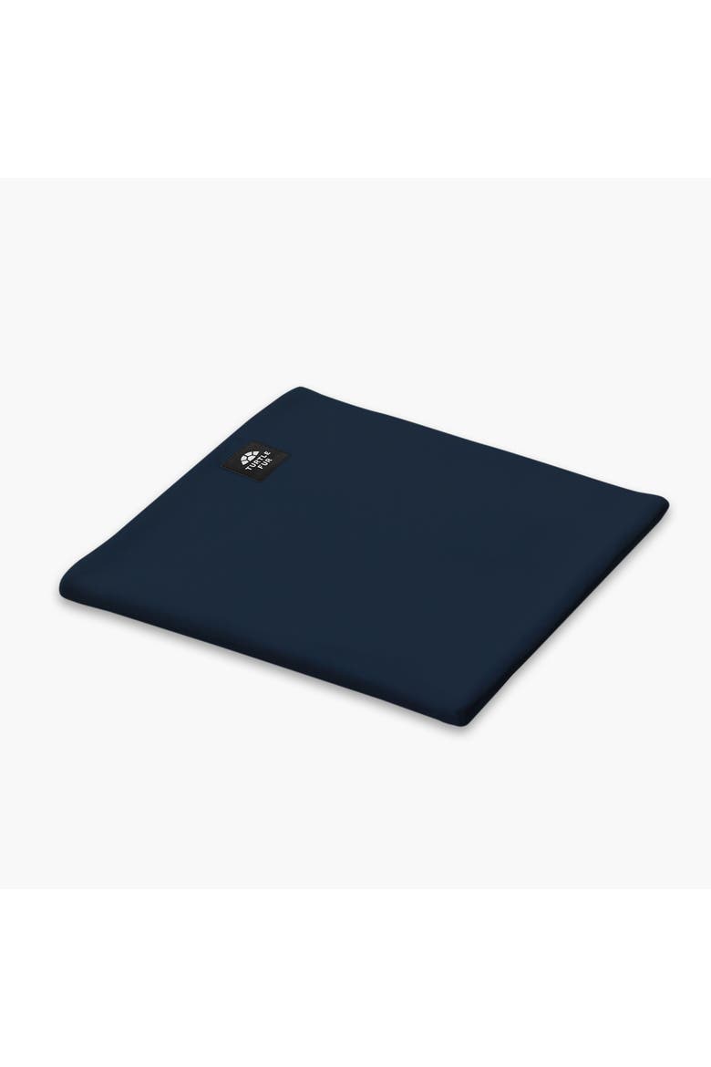 Double-Layer Fleece Neck Warmer, Alternate, color, Navy