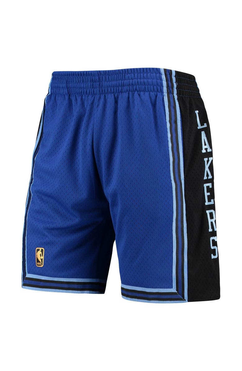 Mitchell & Ness Men's Mitchell & Ness Royal Los Angeles Lakers Hardwood Classics Reload Swingman Shorts, Alternate, color,