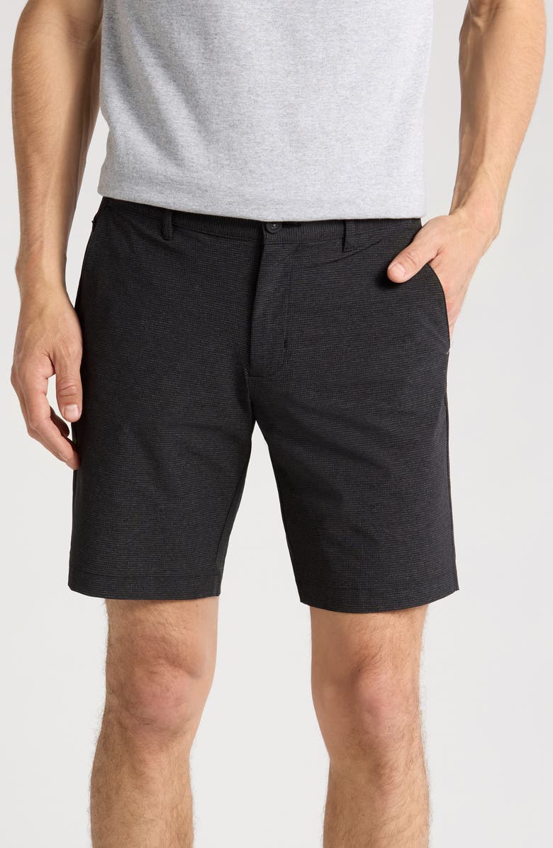 Tommy Bahama Chip Shot IslandZone<sup>®</sup> 9-Inch Golf Shorts, Main, color, Black