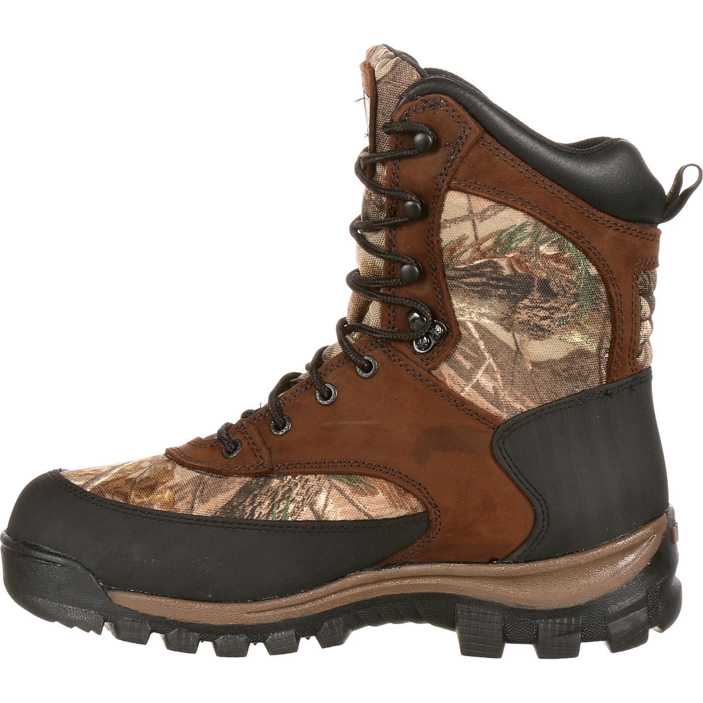 Rocky Waterproof 400G Insulated Outdoor Boot, Alternate, color, Brown Realtree Ap