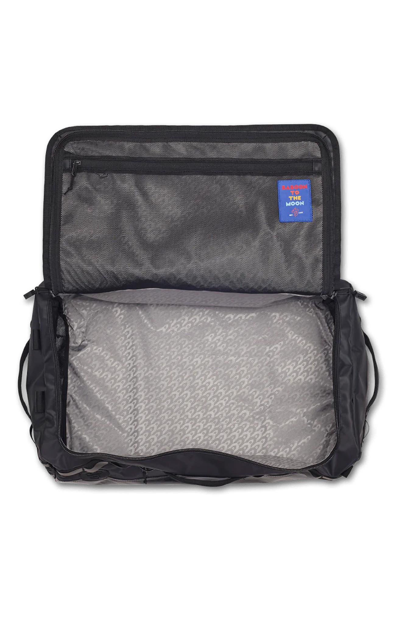 Baboon to the Moon Primary Water Resistant PVC Big Go Bag, Alternate, color, Black