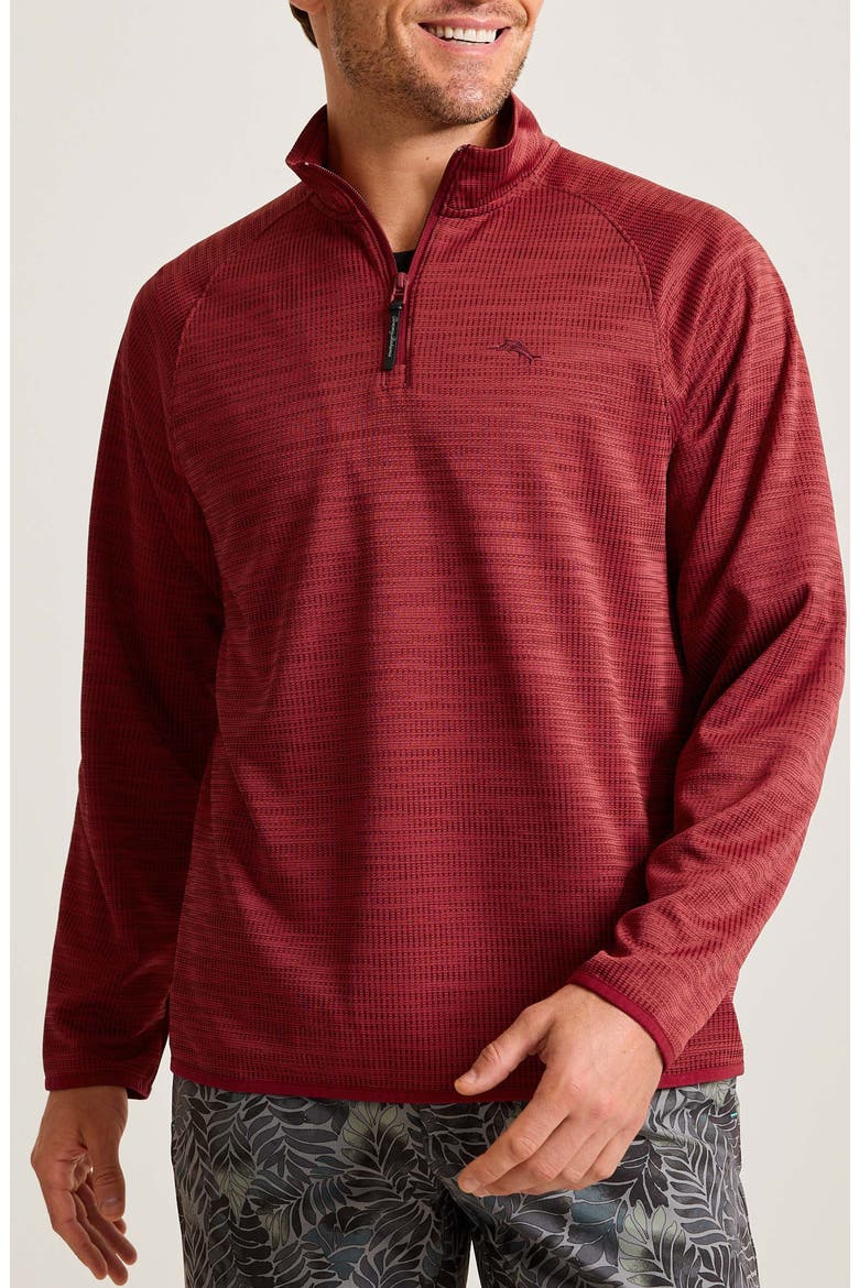 Palm Pro IslandZone® Performance Half Zip Pullover, Main, color, DARK SANGRIA