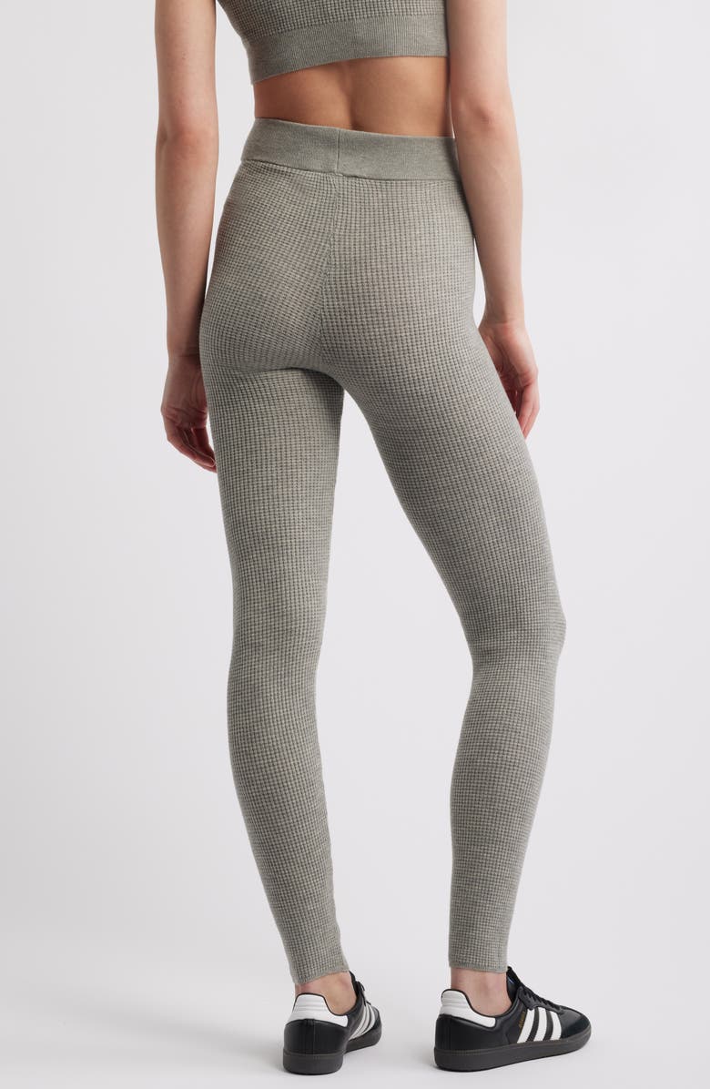 Fear of God Essentials Waffle Knit Leggings, Alternate, color, 