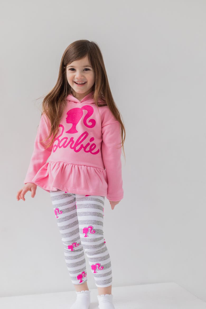 Hoodie & Leggings Set, Alternate, color, Pink
