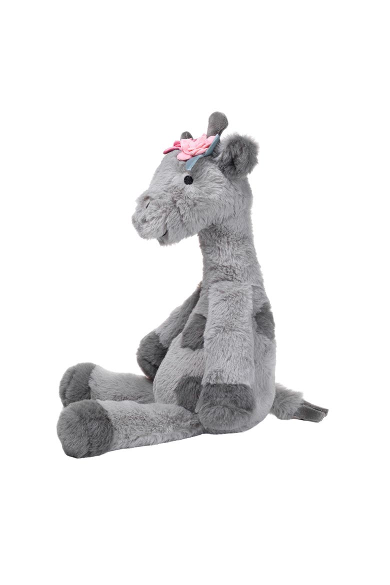 Giraffe and a Half Plush Stuffed Animal Toy - Skylar, Alternate, color, Gray