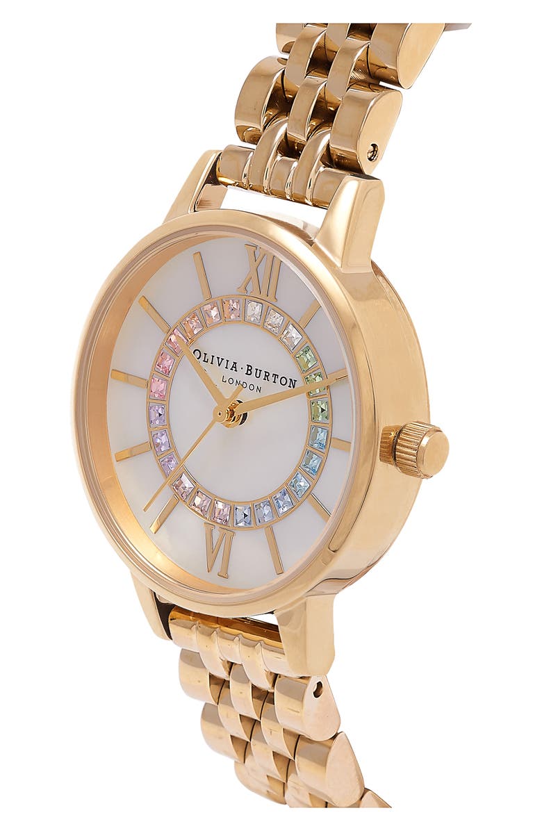 Olivia Burton Wonderland Bracelet Watch, 30mm, Alternate, color, 