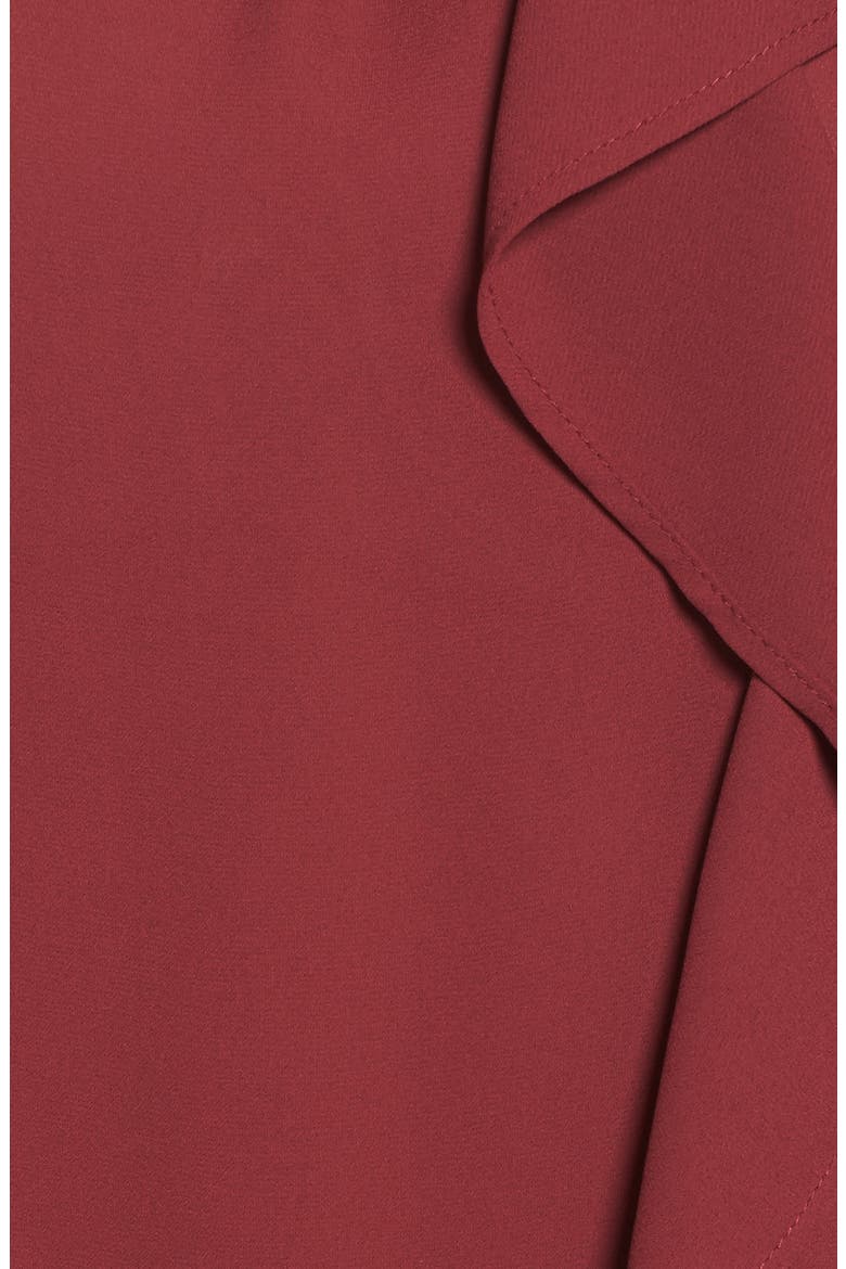 Sleeveless Ruffle Front Blouse, Alternate, color, NEW MERLOT