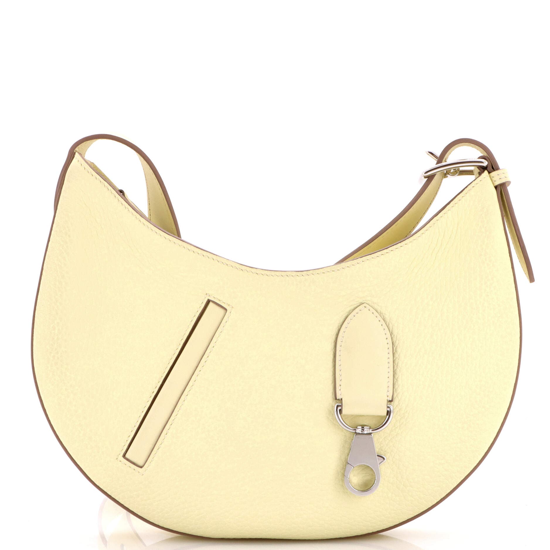 Pre-Owned Hermes Arcon Bag Togo and Swift Petite, Main, color, Jaune Milton