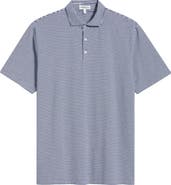 Peter Millar Crown Stripe Relaxed Fit Cotton Polo