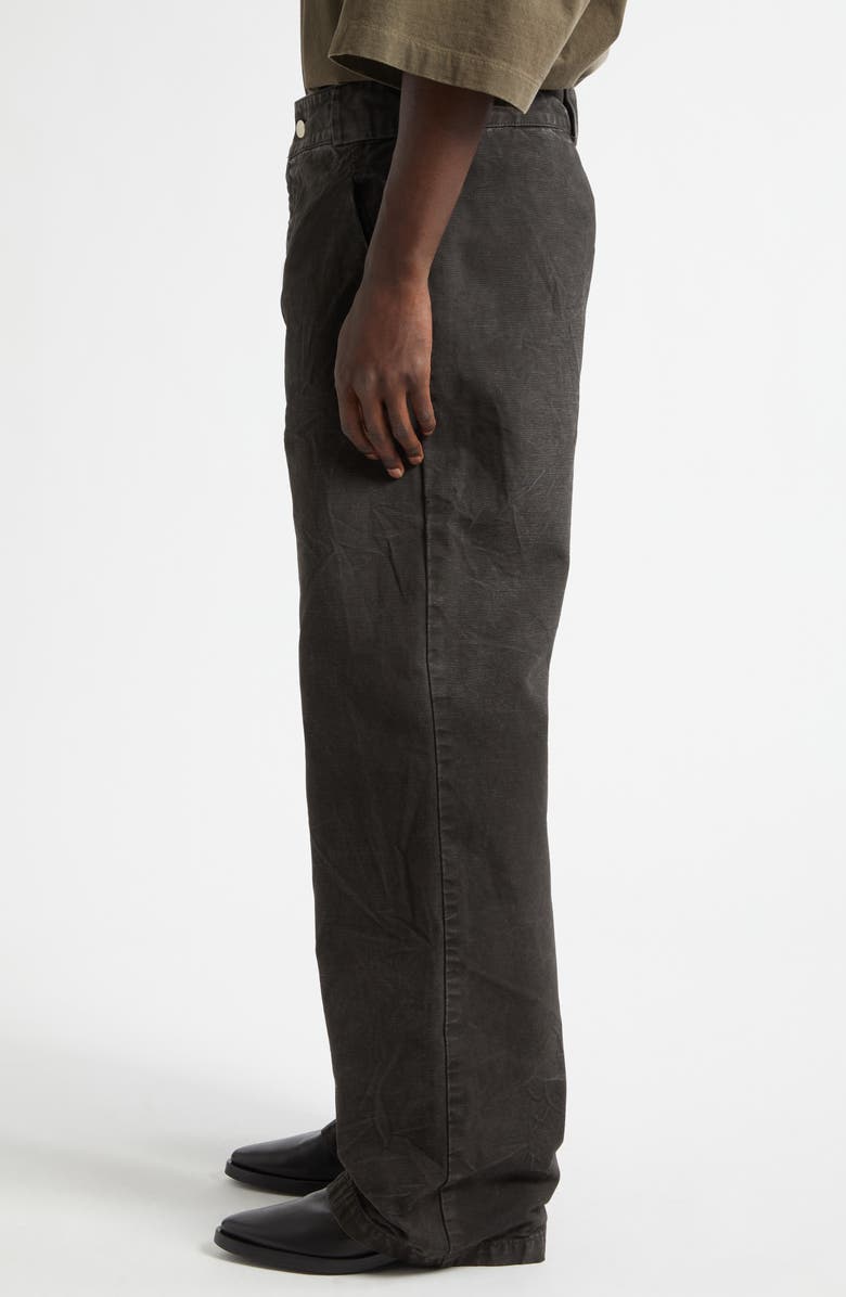 Fear of God Washed Canvas Utility Pants, Alternate, color, Washed Black