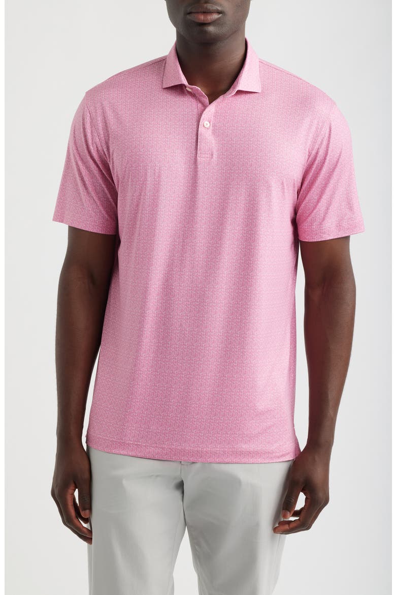 Fall Flower Featherweight Performance Polo, Main, color, PALM BEACH