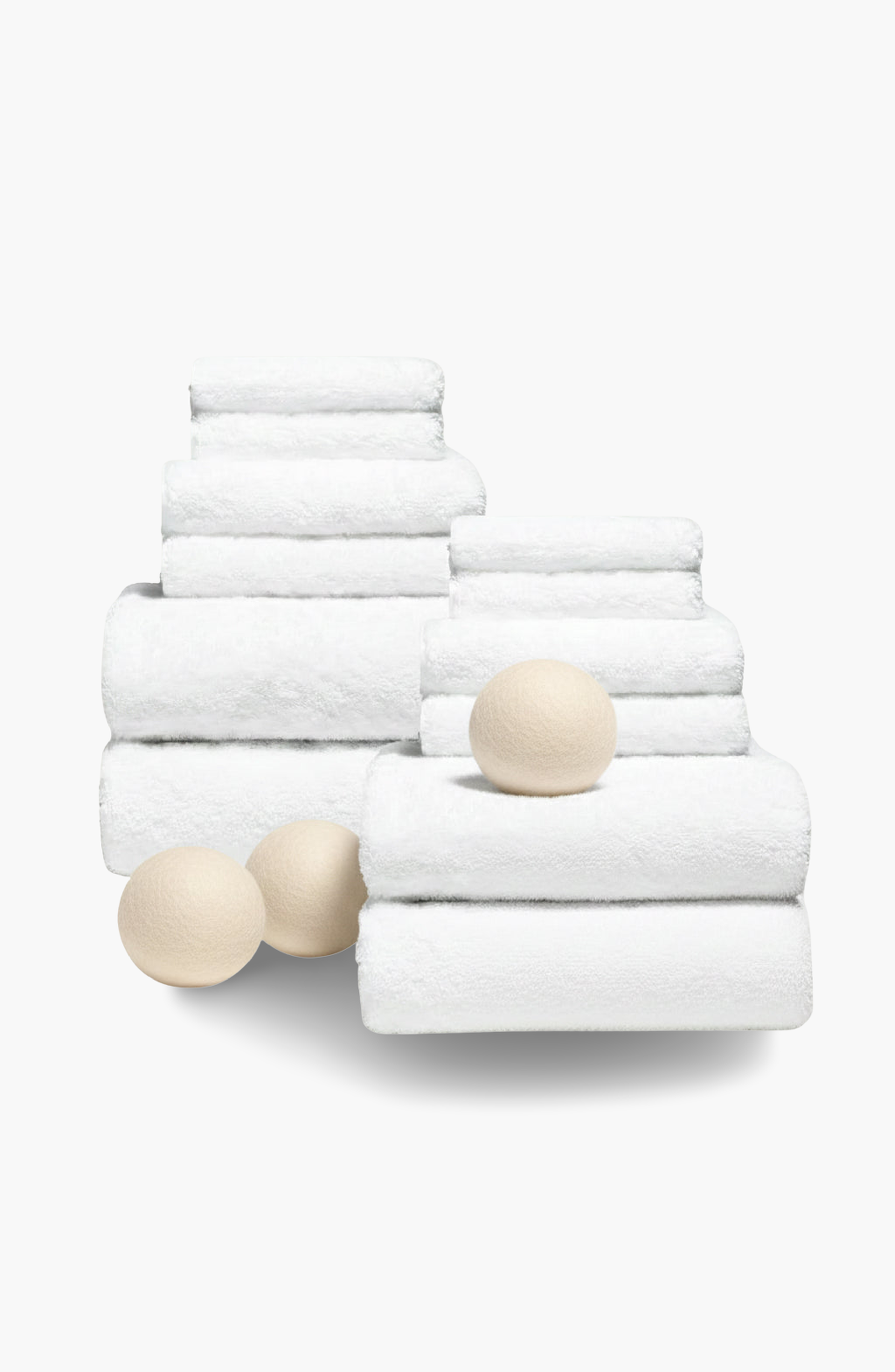 Italic Ultraplush Australian Cotton Towel 12-piece Family Set - White