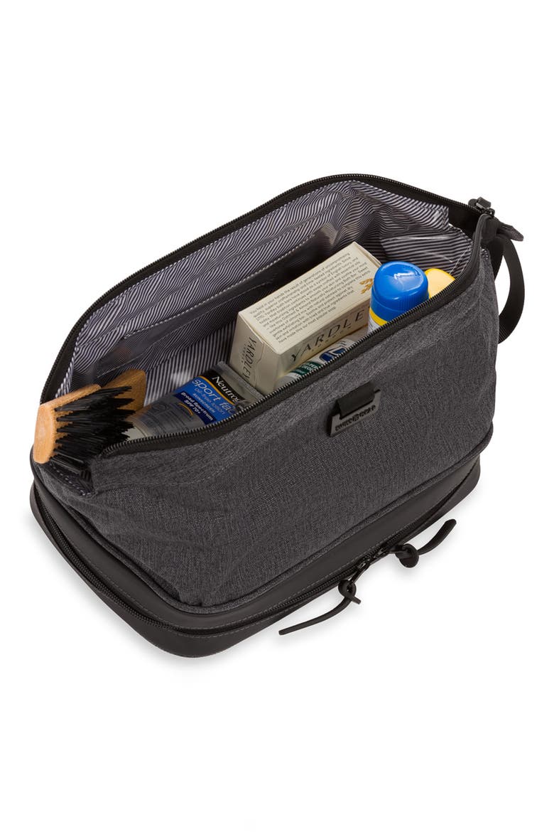 3880 Deluxe Toiletry Bag, Alternate, color, GRAY
