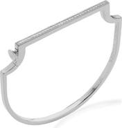 Monica Vinader Signature Skinny Diamond Bangle