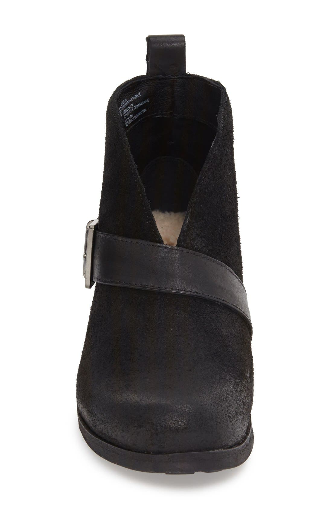 UGG<sup>®</sup> 'Wright - Belted' Bootie, Alternate, color, 