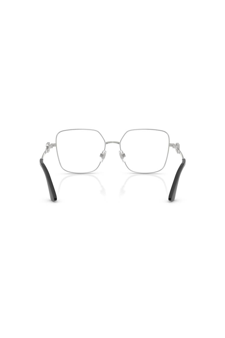 56mm Square optical glasses, Alternate, color, Silver