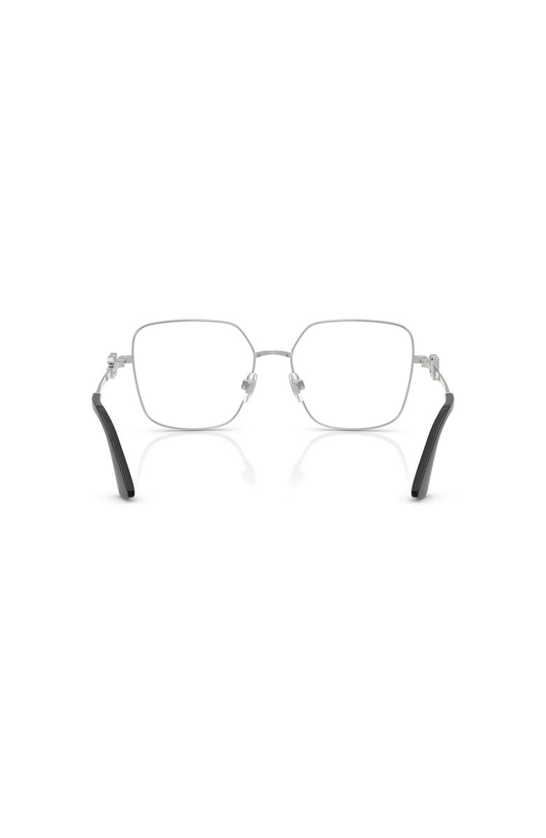 Dolce&Gabbana 56mm Square optical glasses, Alternate, color, Silver