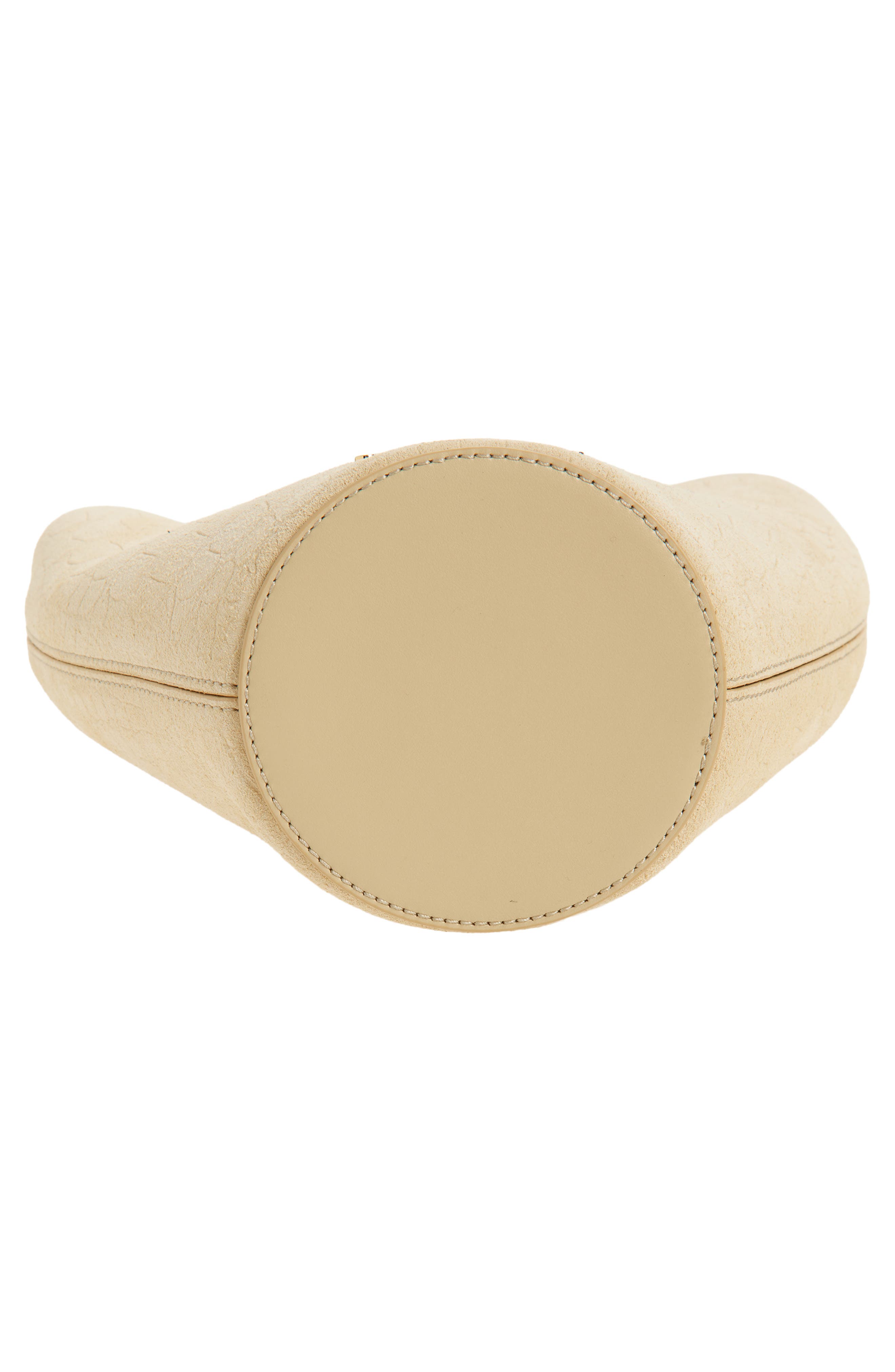 Jacquemus Le Petit Bambola Suede Handbag, Alternate, color, Beige 150