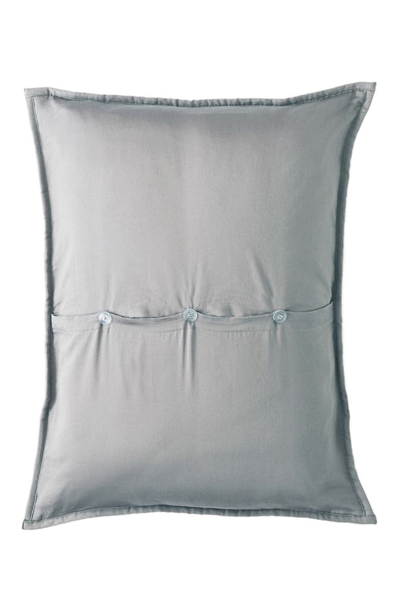 Pact Organic Cotton Room Service Sateen Sham 2-Pack, Alternate, color, Quarry