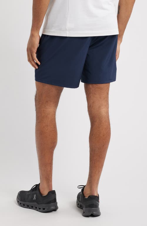 Zella Relay Training Shorts In Navy Eclipse