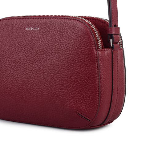 Radley Dukes Place Medium Ziptop Crossbody Bag In Red