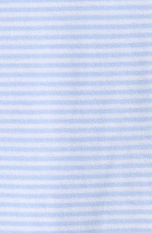 Kissy Kissy Kids' Stripe Fitted Two-piece Pajamas In Blue