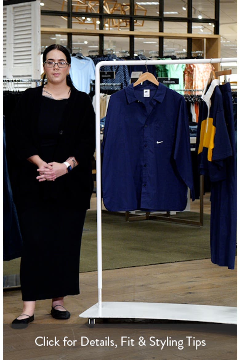 Sportswear Chill Stretch Cotton Poplin Button-Up Shirt video