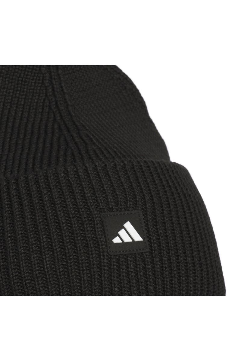 AGRON Premium Cuff Fold Beanie, Alternate, color, Black/ White