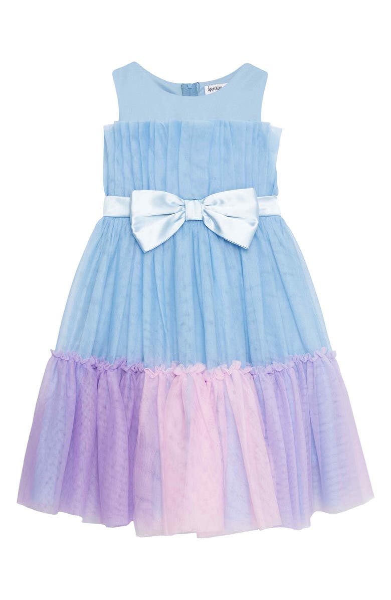 Speechless Kids' Cupcake Tulle Dress, Main, color, Blue/ Lilac